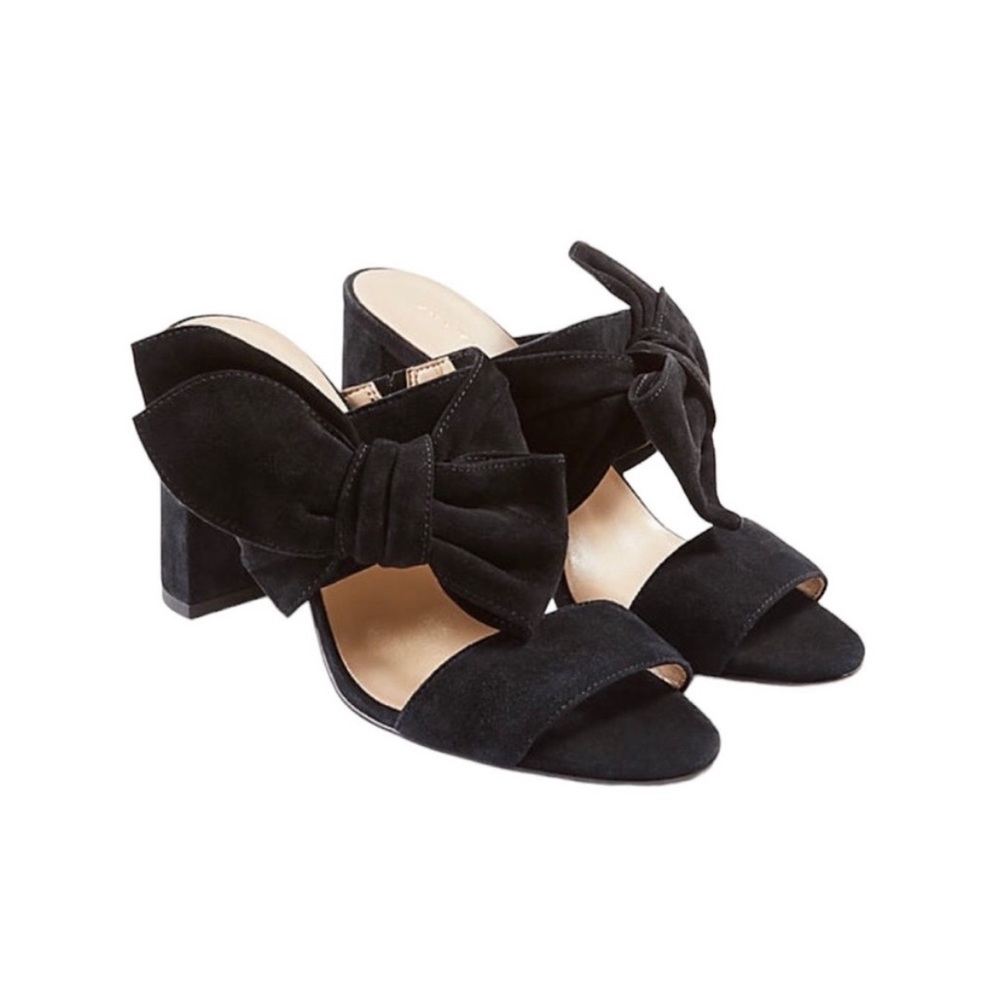 Ann Taylor Orianna Black Mules EUC Size-9